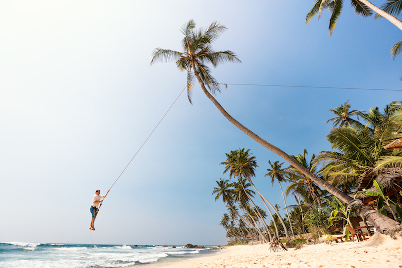 Dalawella Beach Rope Swing